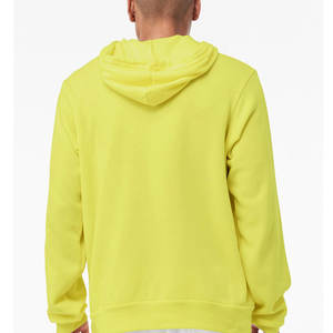 Bella toile couleur sécurité polaire pull à capuche vente bella + sweat à capuche en toile - Product Image 3