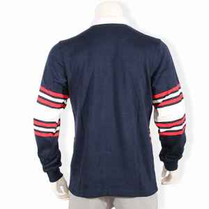 Algodón Poliéster Inglaterra Rugby Jersey Raya personalizada Logotipo bordado Transpirable Camisas largas - Product Image 3