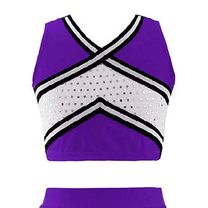 Meilleures ventes Uniformes de cheerleading pour femmes Nouveautés Ensembles de vêtements de sport en matériau respirant Séchage rapide Uniforme de cheerleading - Product Image 3