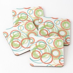 High Grade Custom Logo Business Gift Acacia Wood With <b>Enamel</b> Print Coasters Set Genuine Coffee Table Mat <b>Cup</b> Mat Pads Coasters - Product Image 6