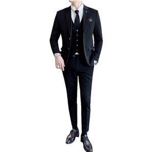 Costume de smoking pour hommes d'affaires et de mariage Robe décontractée Manteau pantalon imperméable Prix d'usine - Product Image 2