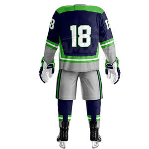 ชุดฮอกกี้น้ำแข็งโพลีเอสเตอร์ 100% ชุดฮอกกี้น้ำแข็งสั่งทำพิเศษ ราคาดีที่สุด บริการ OEM ชุดฮอกกี้น้ำแข็ง - Product Image 2
