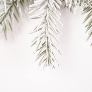 Guirnalda Navideña 'Nieve' y Colección de Guirnaldas Verdes Sintéticas de 190 cm para Decoración de Pared Interior - Product Image 3