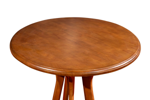 Tacasa Durable Modern Coffee <b>Table</b> 30*80 <b>Solid</b> <b>Wood</b> Rubber <b>Wood</b> <b>Top</b> 5-Legged Pedestal Cushioned Seat Walnut Color 12-Month - Product Image 5