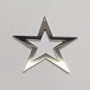 Hiện đại ngôi sao Thiết kế kim loại trang trí tường vàng bạc mạ Ngôi sao kim loại trang trí treo cây giáng sinh trang trí trang trí - Product Image 3