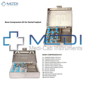 Kit de expansión de hueso Dental de compresión Kit de implante Dental de acero inoxidable Kit Universal de hueso 14 piezas - Product Image 4