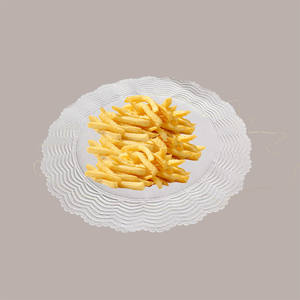 500 pièces 33cm de diamètre assiettes en papier sulfurisé blanc gaufré rond vaisselle sous-frite - Product Image 2