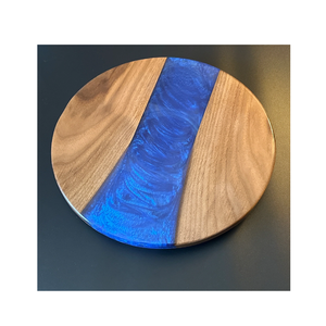 <b>Wood</b> & Resin <b>Lazy</b> <b>Susan</b> Direct Factory Acacia <b>Wood</b> Resin Cake Sweet Serving <b>Lazy</b> <b>Susan</b> Wholesale Supplier - Product Image 6