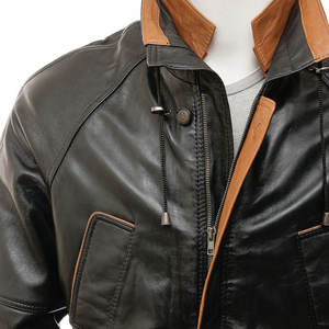 Veste en cuir pour homme style streetwear 2025, qualité supérieure, taille standard, fermeture éclair de haute qualité, imperméable, respirante, coupe-vent - Product Image 5