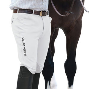 2024 dernier pantalon d'équitation équestre poignée en silicone patchs personnalisés quatre poches pour hommes Source d'alimentation Turbine personnalisable - Product Image 1