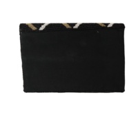 Sacs messagers élégants de style enveloppe, best-sellers, faits à la main, noir et blanc, avec chaîne perlée, fermeture éclair et fermoir magnétique, sacs messagers tendance