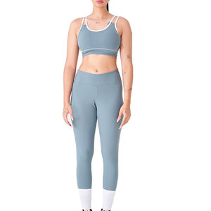 Meilleur ensemble de yoga design sans manches Nouveau design d'ensemble de yoga léger pour femmes disponible en différentes couleurs - Product Image 1