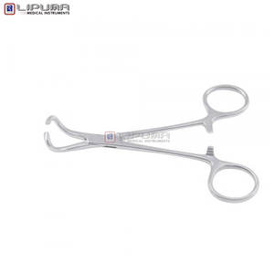 Pinces à serviettes émoussées Tohoku de qualité supérieure manuel 10.5 cm 4 pouces en acier inoxydable de qualité chirurgicale certifié MOL premiers soins vétérinaires - Product Image 2