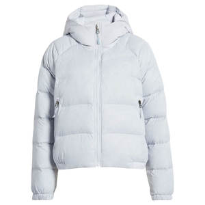 Vestes d'hiver matelassées légères de haute qualité pour femmes, fabriquées en usine, respirantes, avec fermeture éclair, rembourrage en coton, nylon, laine, imperméables - Product Image 1