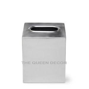 Boîte à mouchoirs en métal classique faite à la main Simple élégant dessus de table article décoratif pour la maison nouvellement arrivé pour un usage domestique en gros - Product Image 1