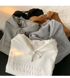 Sudaderas con Capucha Personalizadas, Gruesas, Holgadas, Lisas, al por Mayor, Estilo Urbano, para Hombre, Invierno, con Estampado 3D en Relieve, Unisex - Product Image 2