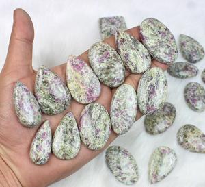 Trending Hot Natural <b>African</b> Fuchsite Multi Shape Flat Back Loose Gemstone Lot For Making Steel Jewelry Wholesale Manufactures - Product Image 2