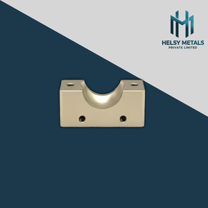 Bloc de serrage métallique de précision durable, usiné par VMC, support d'arbre pour le support de tuyaux industriels et l'ingénierie mécanique - Product Image 5