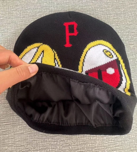 Gorro de Invierno Personalizado, Estilo Urbano, Jacquard, Bordado a Mano, Tejido Acrílico, Ajustable, con Forro de Satén de Seda y Estampado - Product Image 1