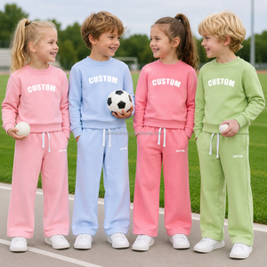 <b>Kids</b> Sweatshirt Set CPC CPSIA Certified Custom Color Custom Size Private <b>Label</b> Wholesale OEM ODM Manufacturer - Product Image 2