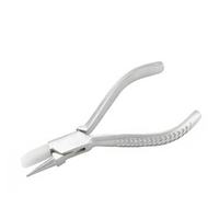 Pince plate à double mâchoire en nylon Pince optique à bec de chaîne Conception spéciale Outils multifonctionnels durables pour la réparation optique