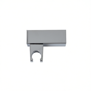 Supporto Doccia Quadrato Cromato in ABS da Parete per Bagno e Toilette - Product Image 3