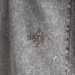 เสื้อยืดผู้ชายทรงโอเวอร์ไซส์ ผ้าคอตตอน 100% ลายเรียบ สไตล์สตรีท ลวดลายทึบ ทรงยาว  ซักย้อมสีแบบแอซิดวอช ป้องกันรอยยับ  รับสกรีนโลโก้ตามแบบ - Product Image 6