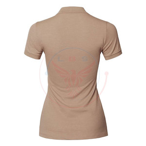 เสื้อยืดผู้หญิง ผลิตในปากีสถาน รับสกรีนโลโก้ ผ้าถักระบายอากาศดี สไตล์ลำลอง แฟชั่นทันสมัย - Product Image 3