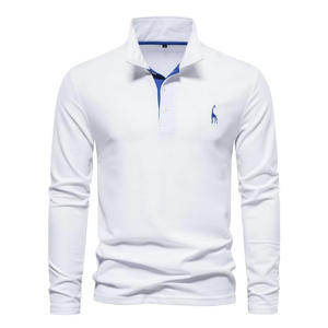 Polo léger et respirant pour homme, logo personnalisé, manches courtes, décontracté, sport, style de vie - Product Image 5