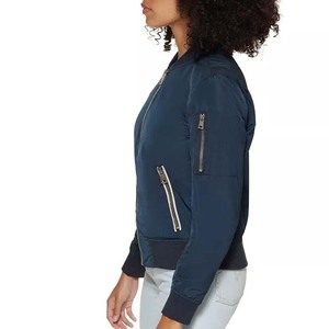 Blouson aviateur en nylon élégant de meilleure qualité pour femmes Design personnalisé pour la saison d'hiver 2025 en vente! - Product Image 4