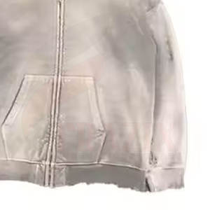 Diseña tus propias sudaderas con cremallera de invierno Sun Fade de alta calidad Nuevo estilo Cantidad a granel Sudaderas con capucha con cremallera de Sun Fade - Product Image 2