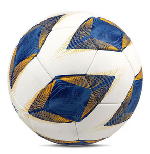 Balón de fútbol ligero y versátil de cuero PU con unión térmica para entrenamiento de habilidades, juego en equipo, movimiento equilibrado táctil consistente - Product Image 4