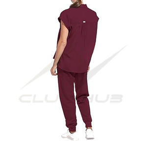 Ensembles de blouses médicales unisexes en polyester respirant tissé extensible – Vente en gros - Product Image 5