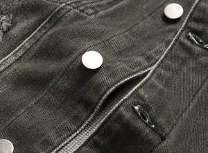 Veste en jean pour hommes de qualité supérieure, surdimensionnée, pour le sport de plein air, en gros, personnalisée - Product Image 3