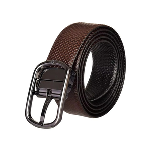 Cinturón Casual de Cuero Vacuno Genuino para Hombre con Hebilla Automática de Aleación, Impermeable y Transpirable, de Alta Calidad, 3.5 cm de Ancho - Product Image 3