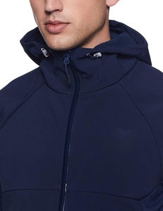 Chaqueta deportiva con logotipo personalizado para hombre, ropa de trabajo impermeable a prueba de viento, chaqueta impermeable de carcasa blanda para exteriores - Product Image 4