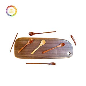 Plateau en bois pour servir les repas et les collations - Abordable, durable et fonctionnel - Product Image 4