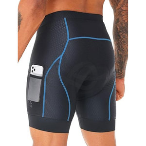 OEM Vente en gros Personnalisé Haute Qualité Séchage rapide Taille haute Cuissard à bretelles de cyclisme Hommes Impression par sublimation Conception de poches courtes - Product Image 1