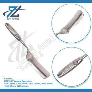 BREISKY Espéculo Vaginal 32cm, 130X30mm Acero Inoxidable Breisky Retractor Vaginal Instrumentos Quirúrgicos Fabricante Pakistán - Product Image 3