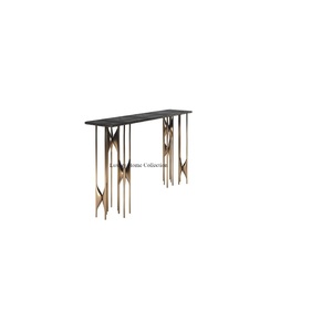 Brass Antique Finishing Metal Home Decorative Living Room <b>Console</b> <b>Table</b> Long Size Attractive Look Metal Creative Accessories - Product Image 1