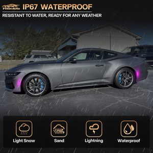 New năng động màu hồng bên đánh dấu đèn cho Ford Mustang S650 Gen7 2024 -25 tự động một phần Flare hoạt hình Chỉ số LED sidemarkers đèn - Product Image 5