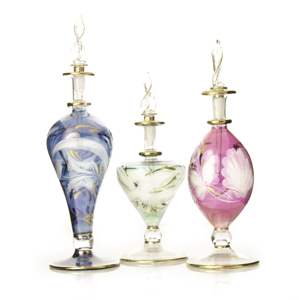 Gran oferta, botellas de Perfume de vidrio de inspiración egipcia Premium de 30ML, técnica soplada hecha a mano, recuerdos de pintura de oro líquido - Product Image 3
