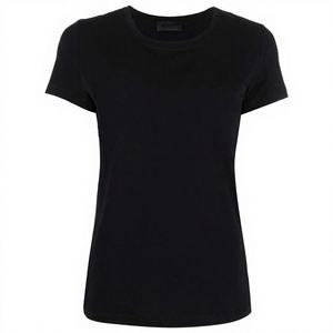 T-shirt de conception d'été pour femmes Impression personnalisée en coton, fabricant d'eau de Javel lourde Vente en gros T-shirt en relief de dernière conception - Product Image 1