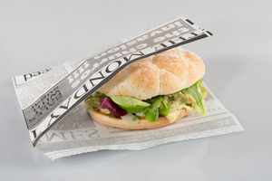 Machine automatique de fabrication de sacs en papier à fond en V à grande vitesse Kaizenkap 700 pièces/min, impression flexo PLC, emballage alimentaire pour boulangerie, pain - Product Image 5