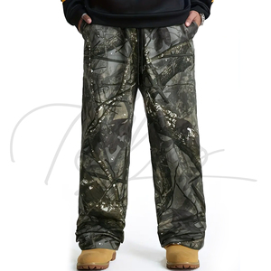 Custom <b>Camo</b> Harem <b>Pants</b> for <b>Men</b> Formal Mid Waist Canvas Waterproof Breathable Lightweight Outdoor Baggy Trousers - Product Image 1