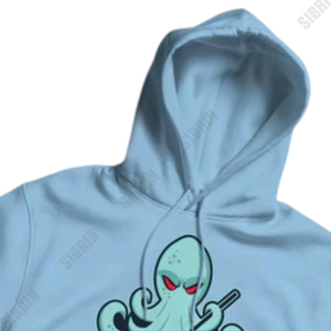 Sibrin - Sudadera con Capucha Personalizada de Primera Calidad con Diseño Profesional de los Seattle Kraken de la NHL |   Ropa de Hockey sobre Hielo 100% Algodón de EE. UU. - Product Image 2