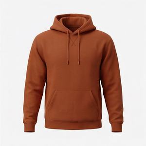Sweat à capuche épais de luxe vintage pour homme, 500 GSM, 100% coton, coupe oversize, streetwear, motif imprimé 3D, couleur personnalisée, automne-printemps - Product Image 1