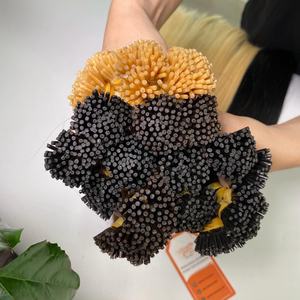 Venta al por mayor Extensiones de cabello de queratina I Tip Extensiones de cabello de color de teñido virgen vietnamita Extensiones de cabello humano vietnamita - Product Image 6