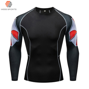 Nouveauté : T-shirt de sport à compression pour homme, imprimé par sublimation, de haute qualité, personnalisable - Product Image 4