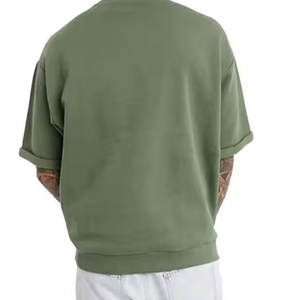 Camiseta de Manga Corta para Hombre, 100% Algodón, Cuello Redondo, Corte Holgado, Personalizable con el Logotipo de tu Marca, 340g, Venta al Por Mayor - Product Image 6